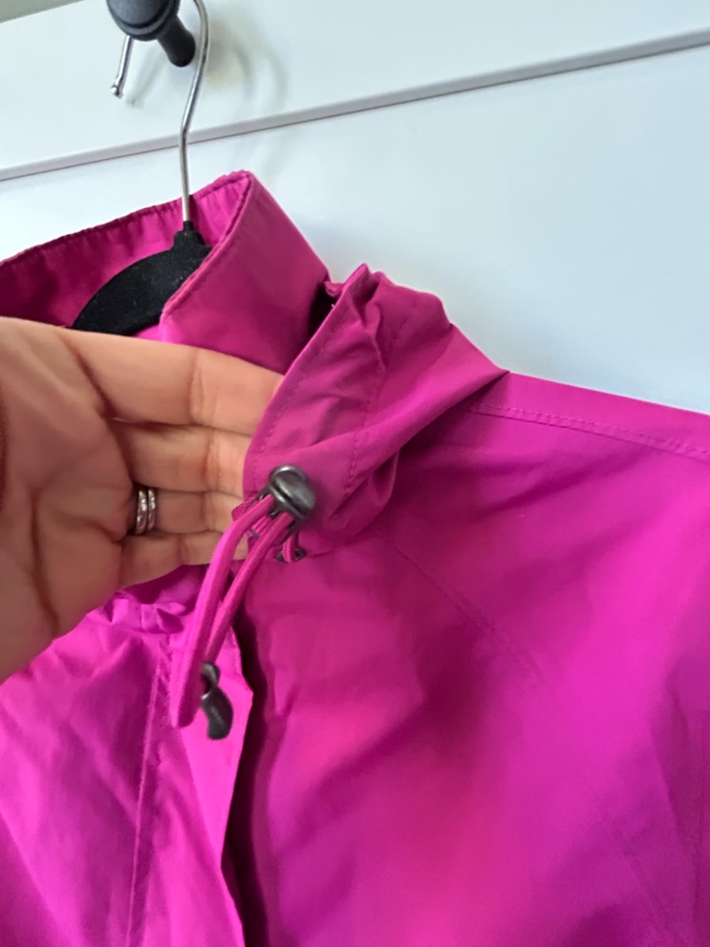 Lands' End Women's Hooded Jacket - Fuchsia - Picture 4 of 12